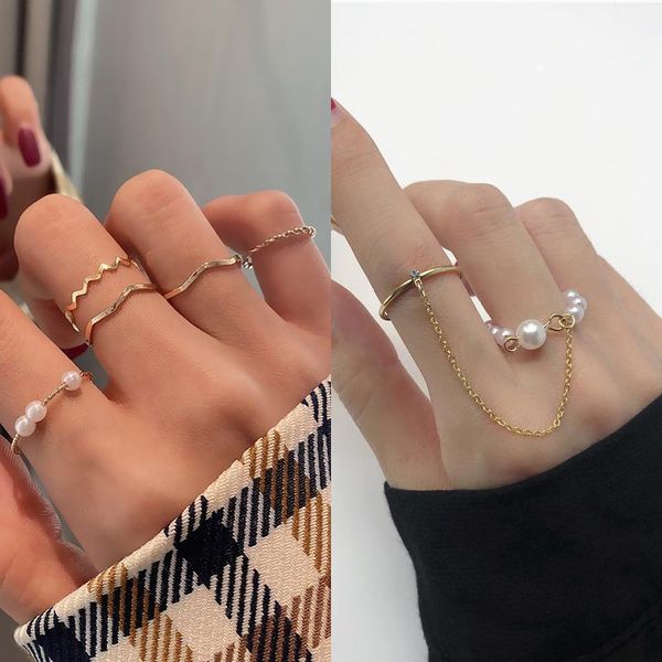 5pcs/set hiphop metal pearl geometric circular punk rings opening finger accessories buckle joint tail ring for women jewelry cluster, Golden;silver
5pcs/set hiphop metal pearl geometric circular punk rings opening finger accessories buckle joint tail ring for women jewelry cluster, Golden;silver