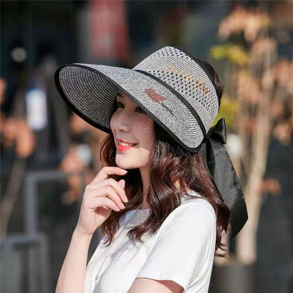 girls foldable floppy straw hat with wide brim beach summer sweet bowknot sun for face sunscreen and uv protection hats, Blue;gray
girls foldable floppy straw hat with wide brim beach summer sweet bowknot sun for face sunscreen and uv protection hats, Blue;gray