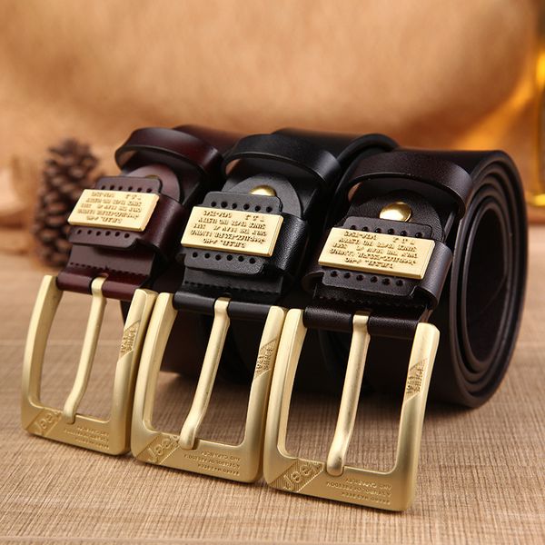 men's leather belt fashion men's leisure pin buckle cow alloy medium brand, Black;brown
men's leather belt fashion men's leisure pin buckle cow alloy medium brand, Black;brown