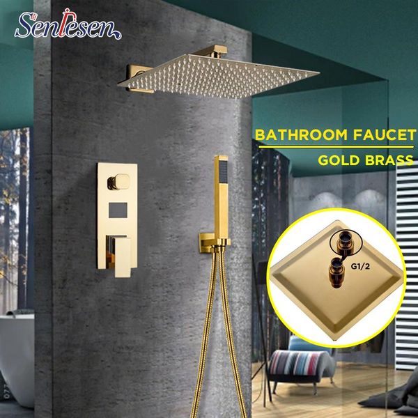 senlesen gold stainless steel shower faucet set w/ abs hand single handle dual control bathroom cold and mixer tap sets
senlesen gold stainless steel shower faucet set w/ abs hand single handle dual control bathroom cold and mixer tap sets