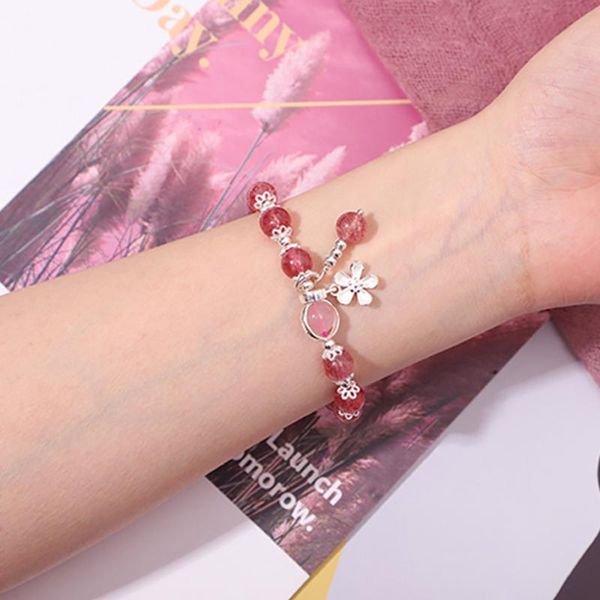 charm bracelets strawberry crystal powder women on hand chain bangles jewelry aesthetic fashion female now 2021, Golden;silver
charm bracelets strawberry crystal powder women on hand chain bangles jewelry aesthetic fashion female now 2021, Golden;silver