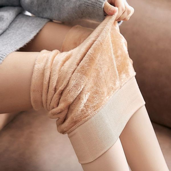 women's leggings autumn and winter 2021 wear plush thickened imitation nylon all in one pants high waist skin color, Black
women's leggings autumn and winter 2021 wear plush thickened imitation nylon all in one pants high waist skin color, Black
