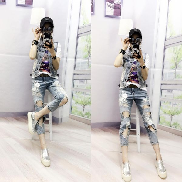 tracksuits fashion sport suit heavy industry's perforated nail pattern no bullet denim, Gray
tracksuits fashion sport suit heavy industry's perforated nail pattern no bullet denim, Gray