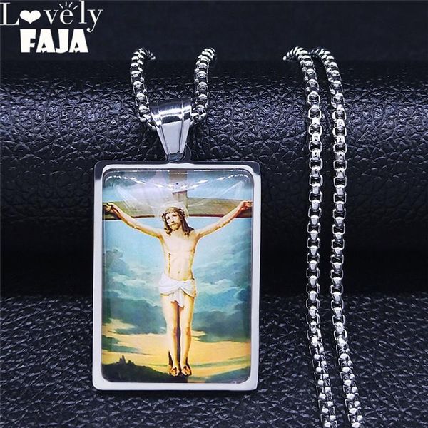 christian cross jesus stainless steel geometry necklace pendant for men/women silver color jewelry colier homme nxs02 necklaces
christian cross jesus stainless steel geometry necklace pendant for men/women silver color jewelry colier homme nxs02 necklaces