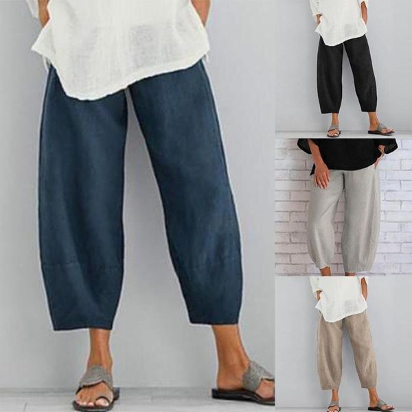 women's pants & capris women solid color trousers elastic waistband pockets loose ninth baggy summer plus size comfortable, Black;white
women's pants & capris women solid color trousers elastic waistband pockets loose ninth baggy summer plus size comfortable, Black;white