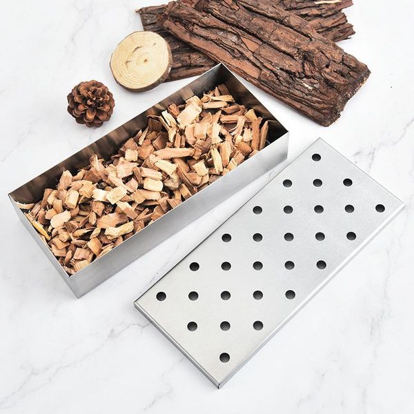 tools & accessories bbq smoking box stainless steel smoker wood bacon container outdoor charcoal grill infused smoke barbecue
tools & accessories bbq smoking box stainless steel smoker wood bacon container outdoor charcoal grill infused smoke barbecue