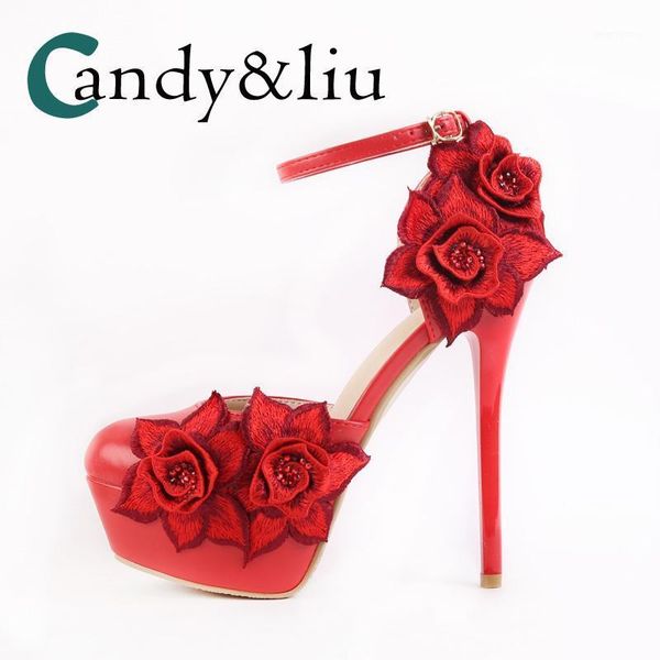 red satin rose wedding shoes super high heel pumps for bridal party evening dress bridesmaid banquet sandals with ankle strap1, Black
red satin rose wedding shoes super high heel pumps for bridal party evening dress bridesmaid banquet sandals with ankle strap1, Black