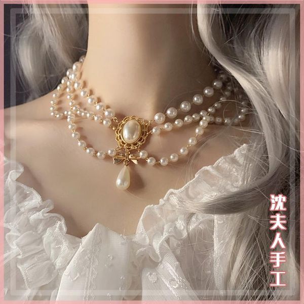 pendant necklaces lolita necklace everyday joker accessories handmade white pearl heart flower wedding tea party gorgeous, Silver
pendant necklaces lolita necklace everyday joker accessories handmade white pearl heart flower wedding tea party gorgeous, Silver