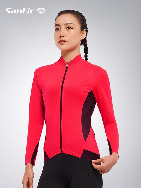 racing jackets santic women cycling jersey long sleeve mtb breathable quick-drying jacket spring summer, Black;red
racing jackets santic women cycling jersey long sleeve mtb breathable quick-drying jacket spring summer, Black;red