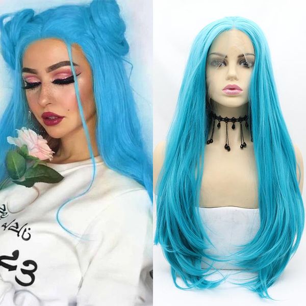 synthetic wigs cosplay full machine made dark light blue long straight glueless lolita wig for black women highlight hair
synthetic wigs cosplay full machine made dark light blue long straight glueless lolita wig for black women highlight hair