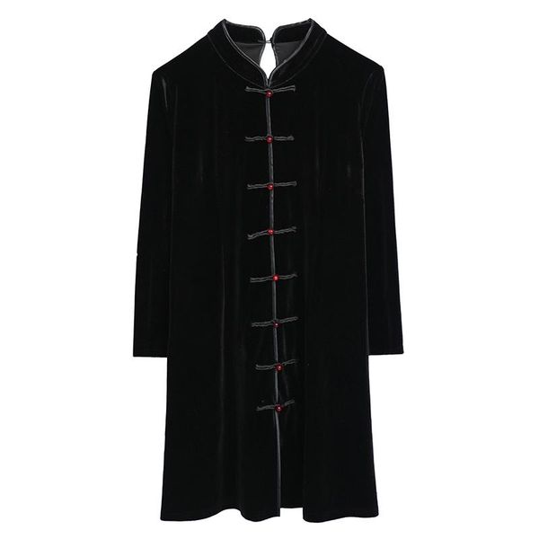 casual dresses fashion retro chinese qipao dress xl-4xl plussize women, Black;gray
casual dresses fashion retro chinese qipao dress xl-4xl plussize women, Black;gray