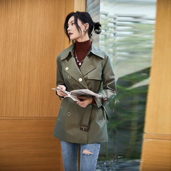 women's trench coats classic casual designer women 2021 spring autumn triple breasted coat, Tan;black
women's trench coats classic casual designer women 2021 spring autumn triple breasted coat, Tan;black