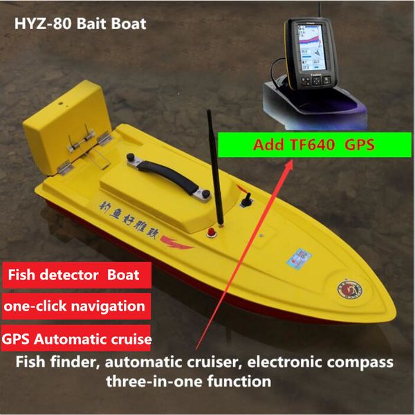 professional fishing boat hyz-80 gps fish finder automatic cruise sea fishing dipping remote control bait boat one key navigatio
professional fishing boat hyz-80 gps fish finder automatic cruise sea fishing dipping remote control bait boat one key navigatio