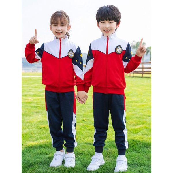 clothing sets kindergarten suit spring and autumn three-piece sportswear red children's primary school uniform business attire, White
clothing sets kindergarten suit spring and autumn three-piece sportswear red children's primary school uniform business attire, White