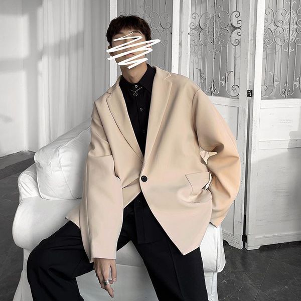 men's suits & blazers 2021 luxury classic black blue khaki japan style casual autumn spring fashion brand loose long suit, White;black
men's suits & blazers 2021 luxury classic black blue khaki japan style casual autumn spring fashion brand loose long suit, White;black