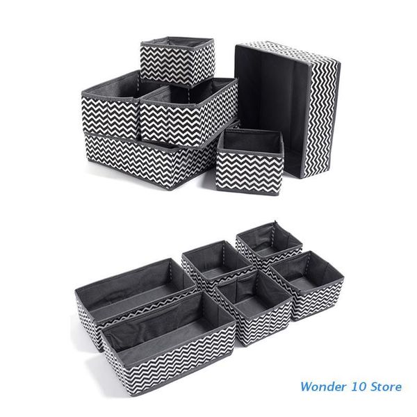 storage drawers 6 pcs underwear boxes foldable cloth shorts bra socks panty ties organizer closet drawer dividing case
storage drawers 6 pcs underwear boxes foldable cloth shorts bra socks panty ties organizer closet drawer dividing case