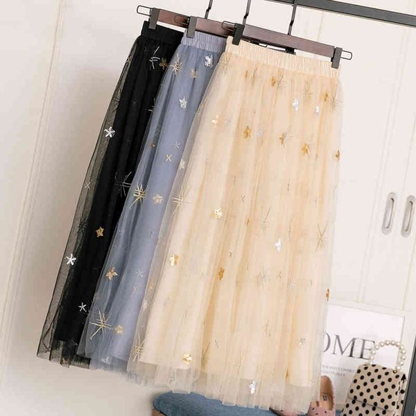 skirts sequined stars embroidered metallic pleated mesh sequins tulle tutu mid calf long skirt designer, Black
skirts sequined stars embroidered metallic pleated mesh sequins tulle tutu mid calf long skirt designer, Black