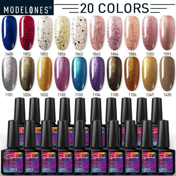 modelones 20pcs/lot shiny glitter series uv nail polish set long lasting hybrid gel varnish semi permanent sparkly enamel1, Red;pink
modelones 20pcs/lot shiny glitter series uv nail polish set long lasting hybrid gel varnish semi permanent sparkly enamel1, Red;pink