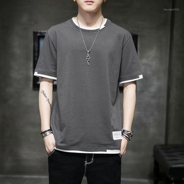 men's t-shirts t-shirt short-sleeved 2021 fashion casual round neck half-sleeved solid color bottom clothing top, White;black
men's t-shirts t-shirt short-sleeved 2021 fashion casual round neck half-sleeved solid color bottom clothing top, White;black