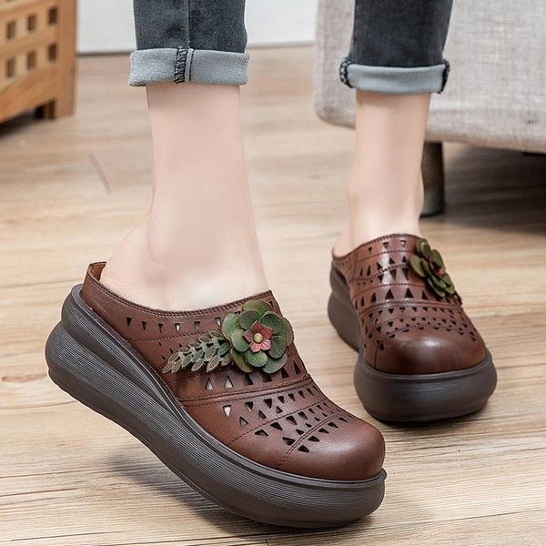slippers johnature summer women shoes 2021 outside slides wedges floral leisure retro hollow concise handmade, Black
slippers johnature summer women shoes 2021 outside slides wedges floral leisure retro hollow concise handmade, Black