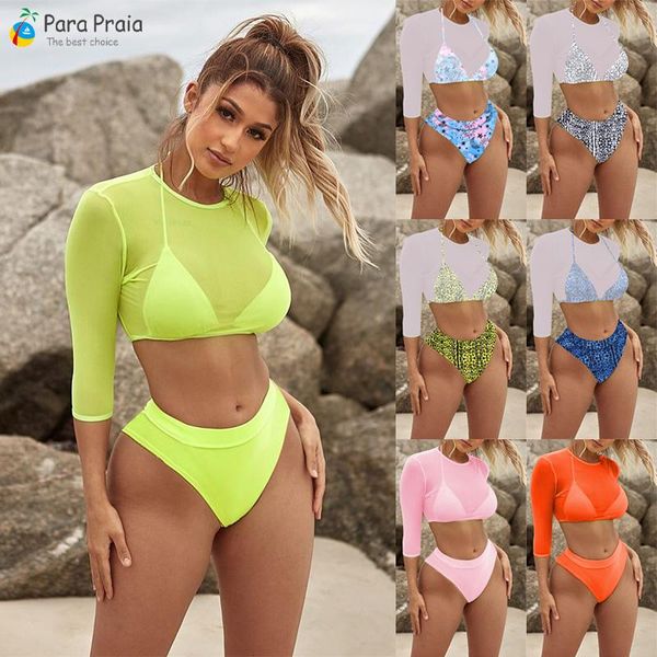 one-piece suits para praia long sleeve three pieces bikini with cover up swimsuit women snake print swimwear high wasit set
one-piece suits para praia long sleeve three pieces bikini with cover up swimsuit women snake print swimwear high wasit set
