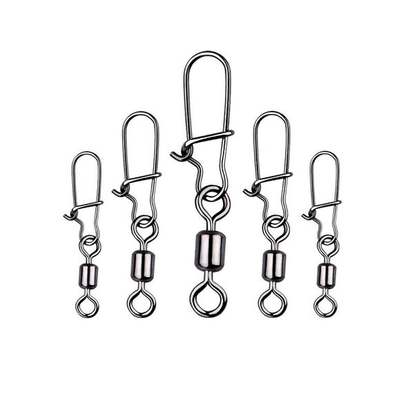 fishing hooks 50pcs pike accessories connector pin bearing rolling swivel stainless steel snap fishhook lure swivels tackle
fishing hooks 50pcs pike accessories connector pin bearing rolling swivel stainless steel snap fishhook lure swivels tackle