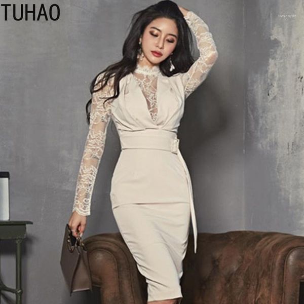 casual dresses tuhao lace sleeve female patchwork dress 2021 spring summer sheath pencil elegant wokr vestidos wm28, Black;gray
casual dresses tuhao lace sleeve female patchwork dress 2021 spring summer sheath pencil elegant wokr vestidos wm28, Black;gray