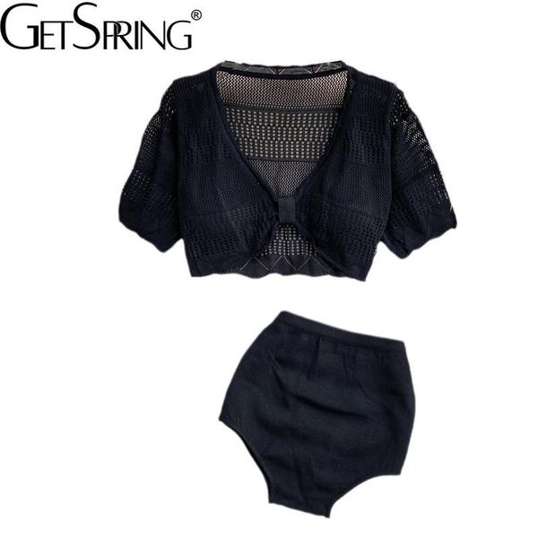 women's tracksuits getspring women set pants sets v-neck short sleeve hollow out t-shirt high waist knitting summer, Gray
women's tracksuits getspring women set pants sets v-neck short sleeve hollow out t-shirt high waist knitting summer, Gray
