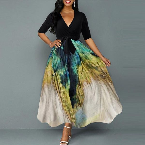 casual dresses ladies fashion self-cultivation temperament chiffon hit color peacock print dress selection comfortable deep v-neck sexy, Black;gray
casual dresses ladies fashion self-cultivation temperament chiffon hit color peacock print dress selection comfortable deep v-neck sexy, Black;gray