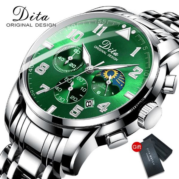 fashion mens watches stainless steel sports chronograph quartz watch men relogio masculino wristwatches, Slivery;brown
fashion mens watches stainless steel sports chronograph quartz watch men relogio masculino wristwatches, Slivery;brown