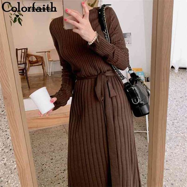 autumn winter women dresses sashes bow solid straight warm sweater elegant casual office ladies female dr435 210427, White;black
autumn winter women dresses sashes bow solid straight warm sweater elegant casual office ladies female dr435 210427, White;black