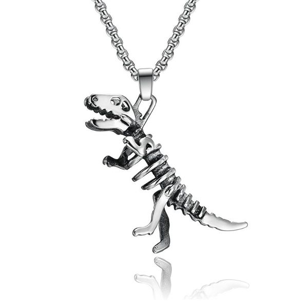 pendant necklaces arrival fashion animal dinosaur skeleton necklace for men box chain boy gift stainless steel vintage neck jewellery, Silver
pendant necklaces arrival fashion animal dinosaur skeleton necklace for men box chain boy gift stainless steel vintage neck jewellery, Silver