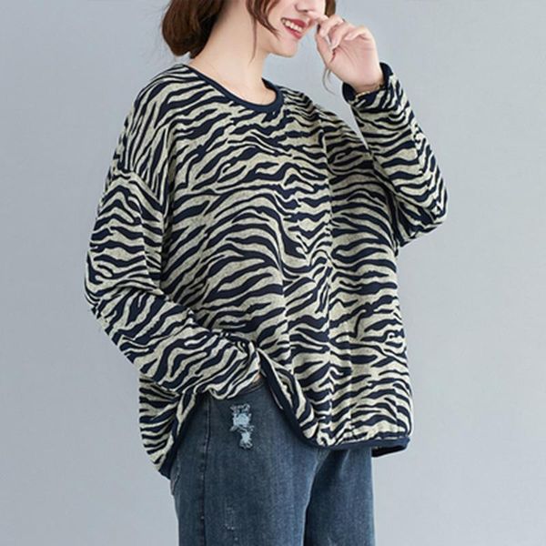 women's hoodies & sweatshirts 2021 spring/autumn women loose casual o-neck long sleeve all-matched cotton vintga striped sweatshirt a69, Black
women's hoodies & sweatshirts 2021 spring/autumn women loose casual o-neck long sleeve all-matched cotton vintga striped sweatshirt a69, Black