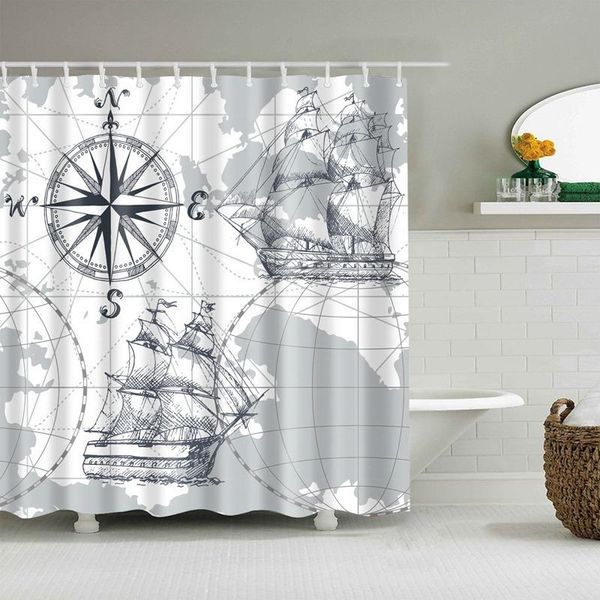 nautical sailboat map shower curtain sketch pirate ship wheel compass 12 pack hooks kids anchor decor fabric polyester wat curtains
nautical sailboat map shower curtain sketch pirate ship wheel compass 12 pack hooks kids anchor decor fabric polyester wat curtains