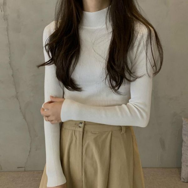 winter knitted jumper turtleneck pullovers casual sweaters women shirt long sleeve tight sweater girls korean women's, White;black
winter knitted jumper turtleneck pullovers casual sweaters women shirt long sleeve tight sweater girls korean women's, White;black