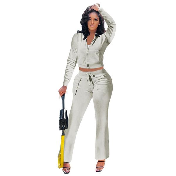 tracksuits hooded zipper full length solid 2 piece outfits for women drawstring pants and with pockets spring fall sportswear 2xl, Gray
tracksuits hooded zipper full length solid 2 piece outfits for women drawstring pants and with pockets spring fall sportswear 2xl, Gray