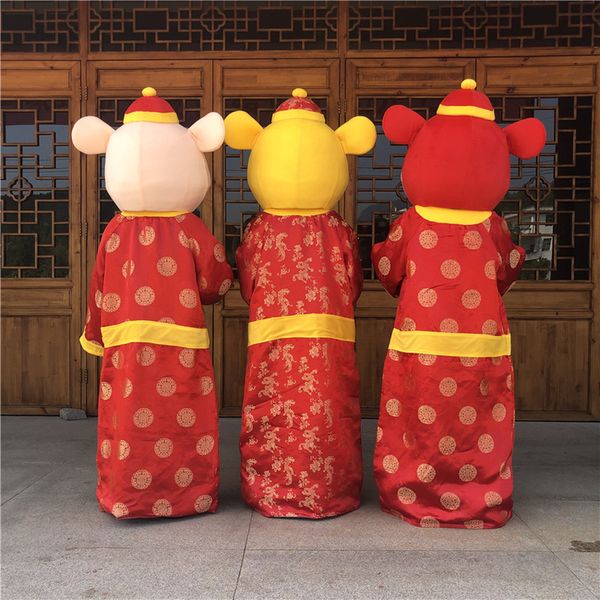 mascot costumes chinese new year mouse mascot costume character costume rat mascot with tang costume for halloween christmas party, Red;yellow
mascot costumes chinese new year mouse mascot costume character costume rat mascot with tang costume for halloween christmas party, Red;yellow