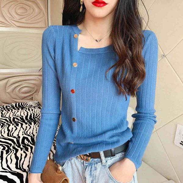 women's knits & tees sweater style for autumn and winter wear slimming long-sleeved upper garment bottoming shirt i9tf, White
women's knits & tees sweater style for autumn and winter wear slimming long-sleeved upper garment bottoming shirt i9tf, White
