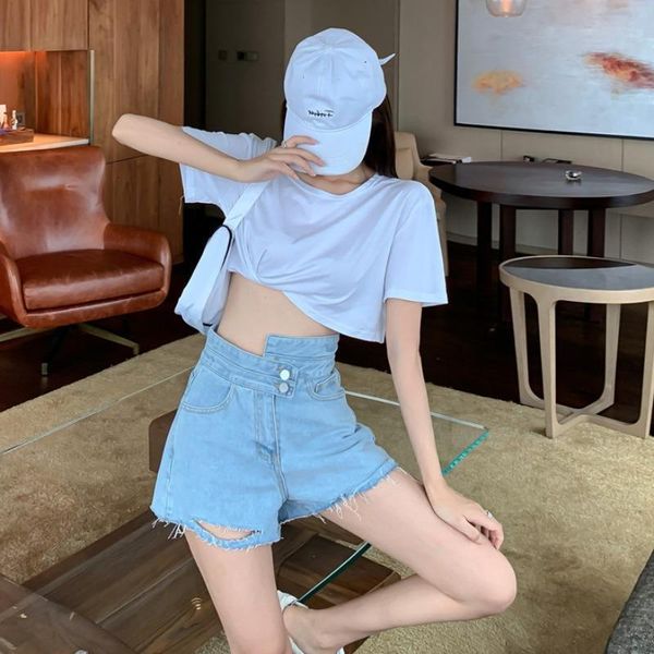 women's shorts denim shorts, spring and summer clothes, new korean version, versatile, high waist, wide leg, rough edge, a-line, showin, White;black
women's shorts denim shorts, spring and summer clothes, new korean version, versatile, high waist, wide leg, rough edge, a-line, showin, White;black