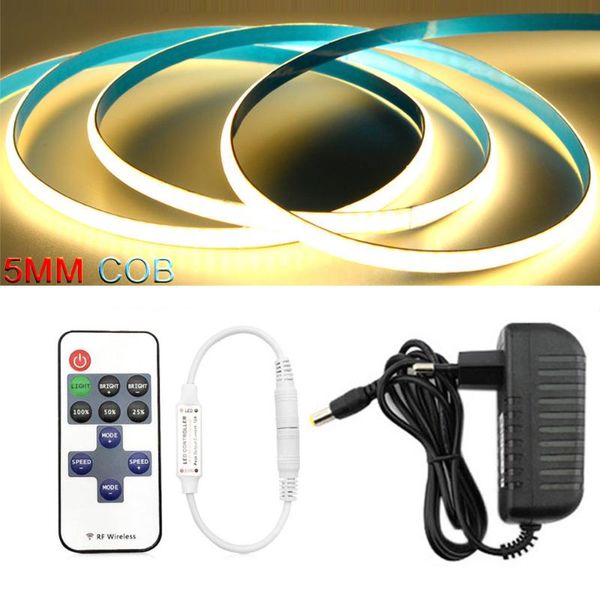 strips dimmable cob led lights strip kit with dimmer adapter 5mm 12v 24v ultra narrow tape bar light fcob for indoor decor
strips dimmable cob led lights strip kit with dimmer adapter 5mm 12v 24v ultra narrow tape bar light fcob for indoor decor