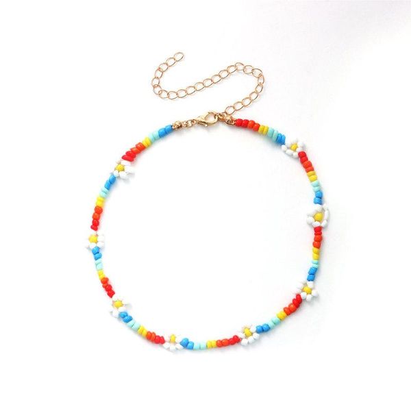 chokers bohemian handmade seed bead flower choker pendant chain gold color necklace for women girl wedding party fashion jewelry gift, Golden;silver
chokers bohemian handmade seed bead flower choker pendant chain gold color necklace for women girl wedding party fashion jewelry gift, Golden;silver