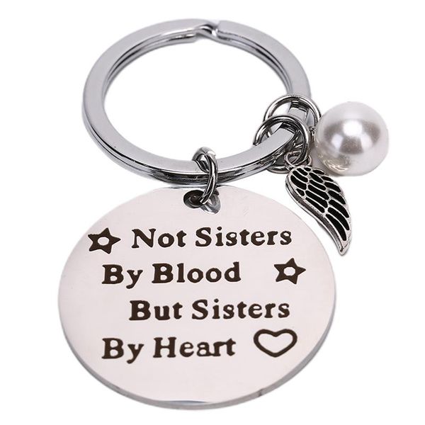 keychains "not sisters by blood " friendship jewelry gift for women girls friends keychain keyring, Silver
keychains "not sisters by blood " friendship jewelry gift for women girls friends keychain keyring, Silver