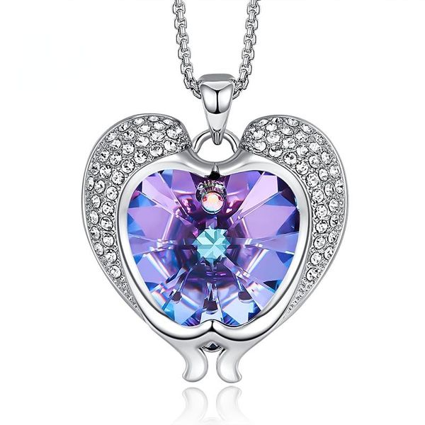 pendant necklaces rieen women silver necklace embellished with blue pruple crystals heart dolphins valentine's day jewelry
pendant necklaces rieen women silver necklace embellished with blue pruple crystals heart dolphins valentine's day jewelry