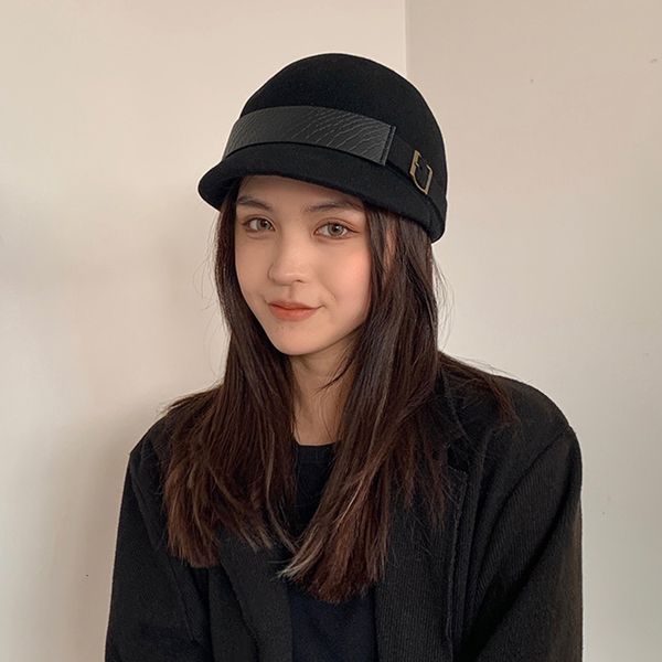 berets women winter hat belt design thick warm franch beret newsboy french wool cap visor 01f3, Blue;gray
berets women winter hat belt design thick warm franch beret newsboy french wool cap visor 01f3, Blue;gray