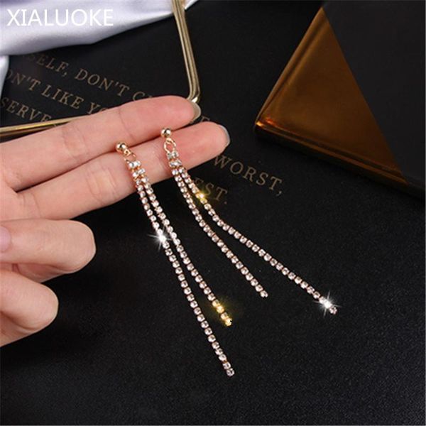 dangle & chandelier xialuoke s925 needle 2021 trend long tassels rhinestone pendant earrings for women light luxury crystal chain jewelry, Silver
dangle & chandelier xialuoke s925 needle 2021 trend long tassels rhinestone pendant earrings for women light luxury crystal chain jewelry, Silver