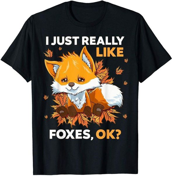 i just really like foxes ok gift for girl mothers day t-shirt size m-5xl, White;black
i just really like foxes ok gift for girl mothers day t-shirt size m-5xl, White;black