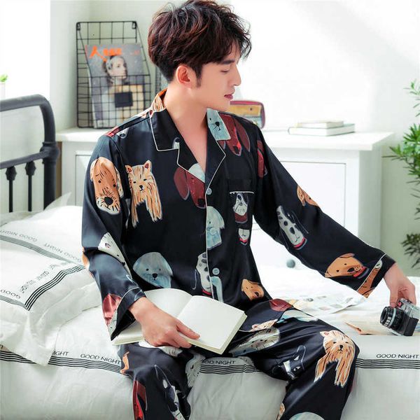 pajamas men satin silk sleepwear male print full sleeve and shorts 2pcs pajama sets men summer nightwear pyjama sh190905, Black;brown
pajamas men satin silk sleepwear male print full sleeve and shorts 2pcs pajama sets men summer nightwear pyjama sh190905, Black;brown