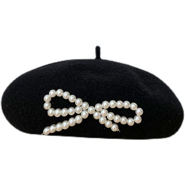 berets women girl beret french artist warm wool winter beanie hat cap with pearl bow vintage plain hats elegant lady autumn caps, Blue;gray
berets women girl beret french artist warm wool winter beanie hat cap with pearl bow vintage plain hats elegant lady autumn caps, Blue;gray