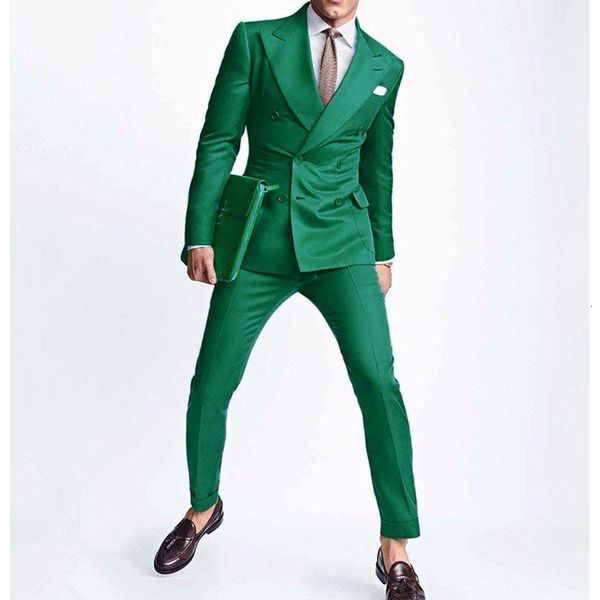 men's suits & blazers double breasted green men for wedding prom with peaked lapel 2 piece custom groom tuxedo slim fit man fashion clo, White;black
men's suits & blazers double breasted green men for wedding prom with peaked lapel 2 piece custom groom tuxedo slim fit man fashion clo, White;black