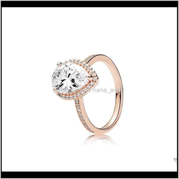 18k rose gold tear drop cz diamond ring with original box for pandora 925 silver wedding rings set engagement jewelry for women egnqy zqkpn, Slivery;golden
18k rose gold tear drop cz diamond ring with original box for pandora 925 silver wedding rings set engagement jewelry for women egnqy zqkpn, Slivery;golden